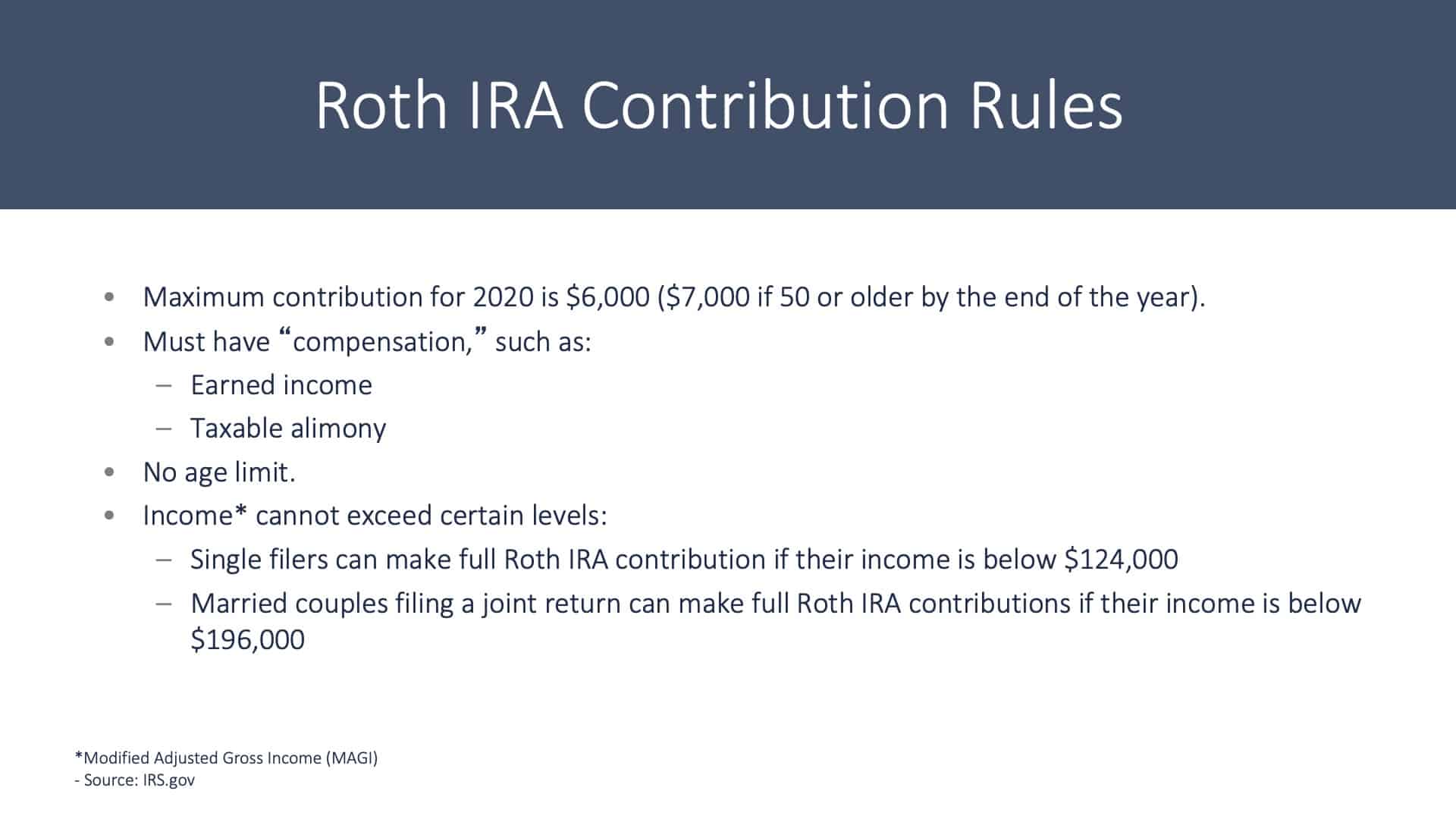 IRA Planning - Slide10