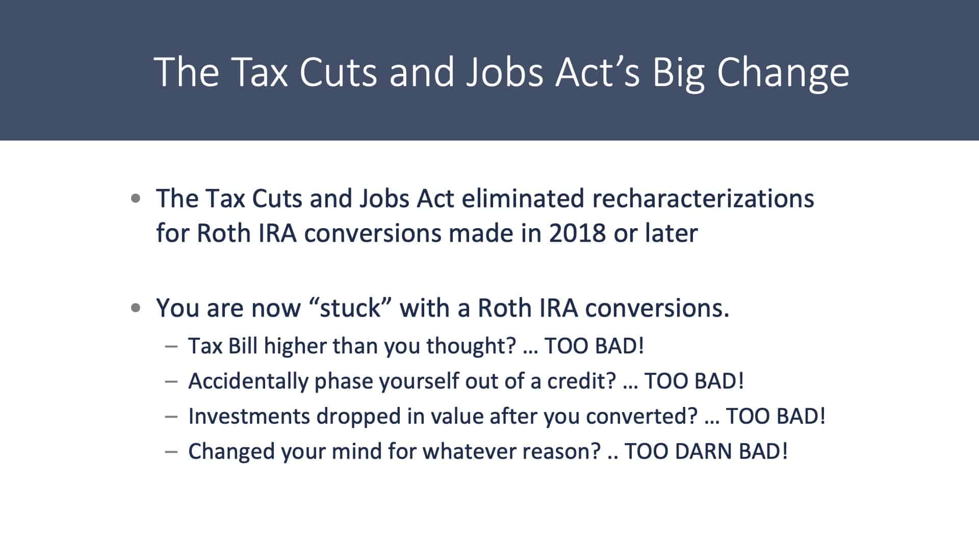 IRA Planning - Slide29