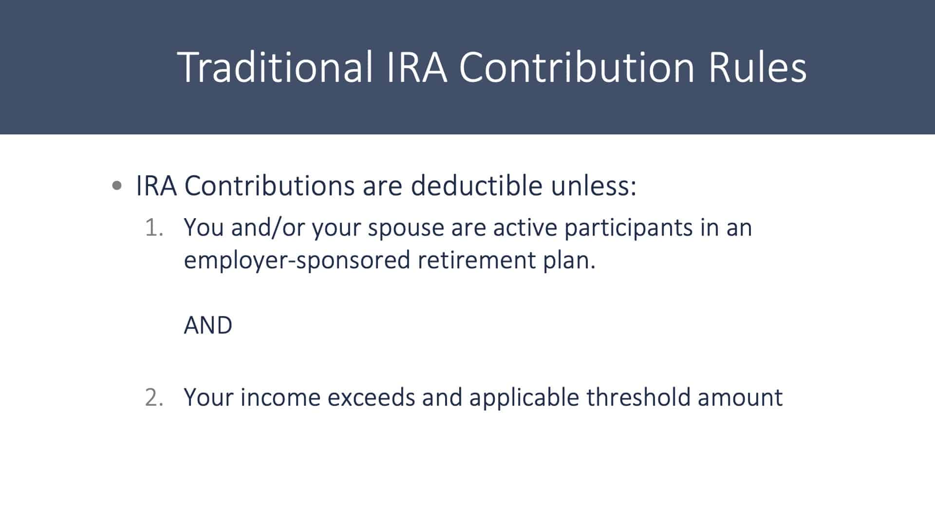 IRA Planning - Slide8