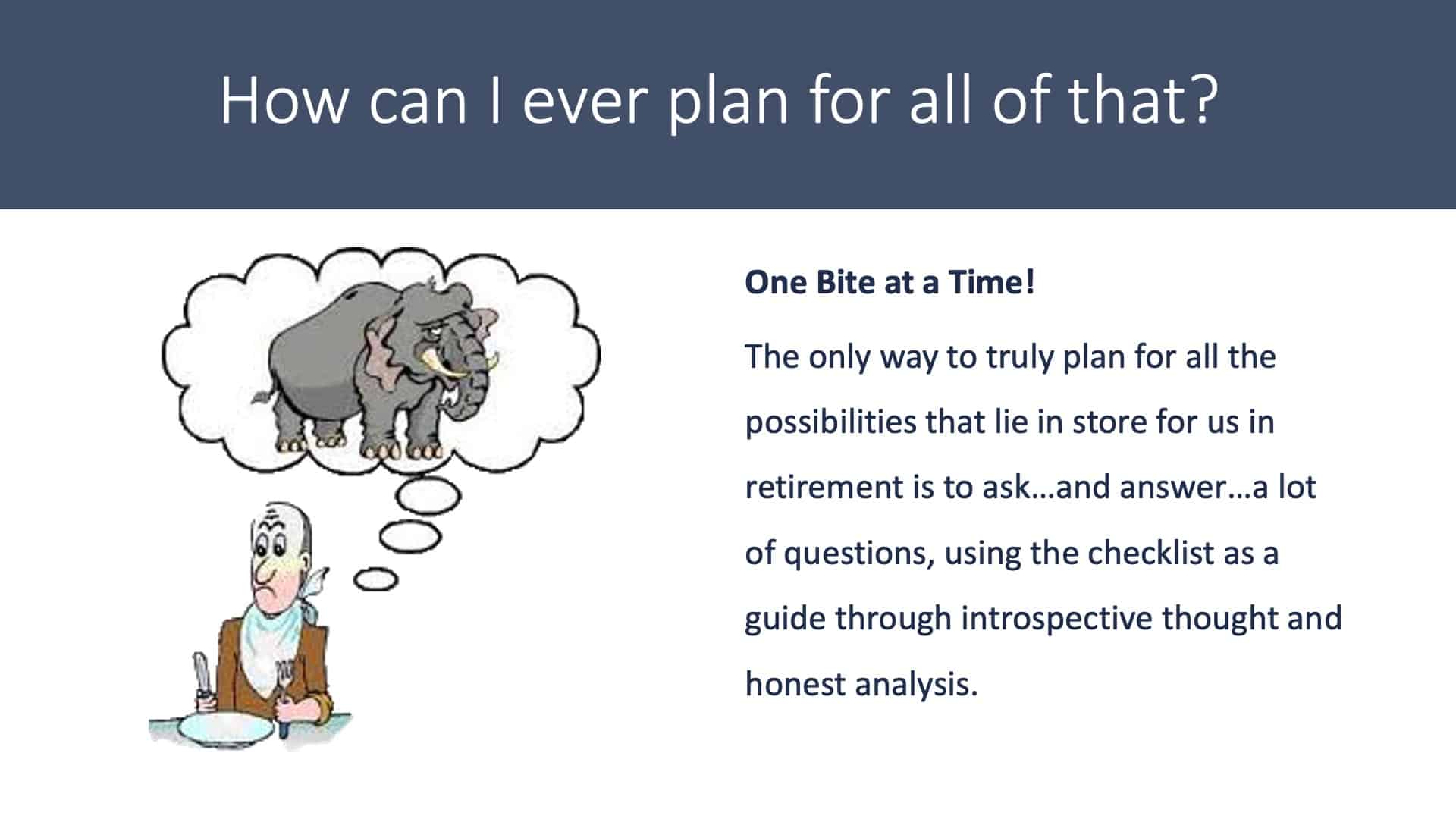 Retirement Plan Checklist - Slide11