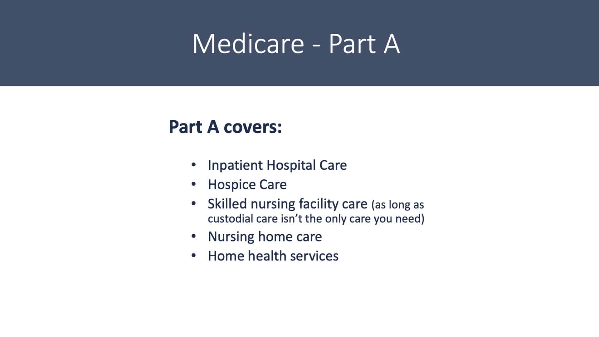 ABCs of Medicare - Slide5
