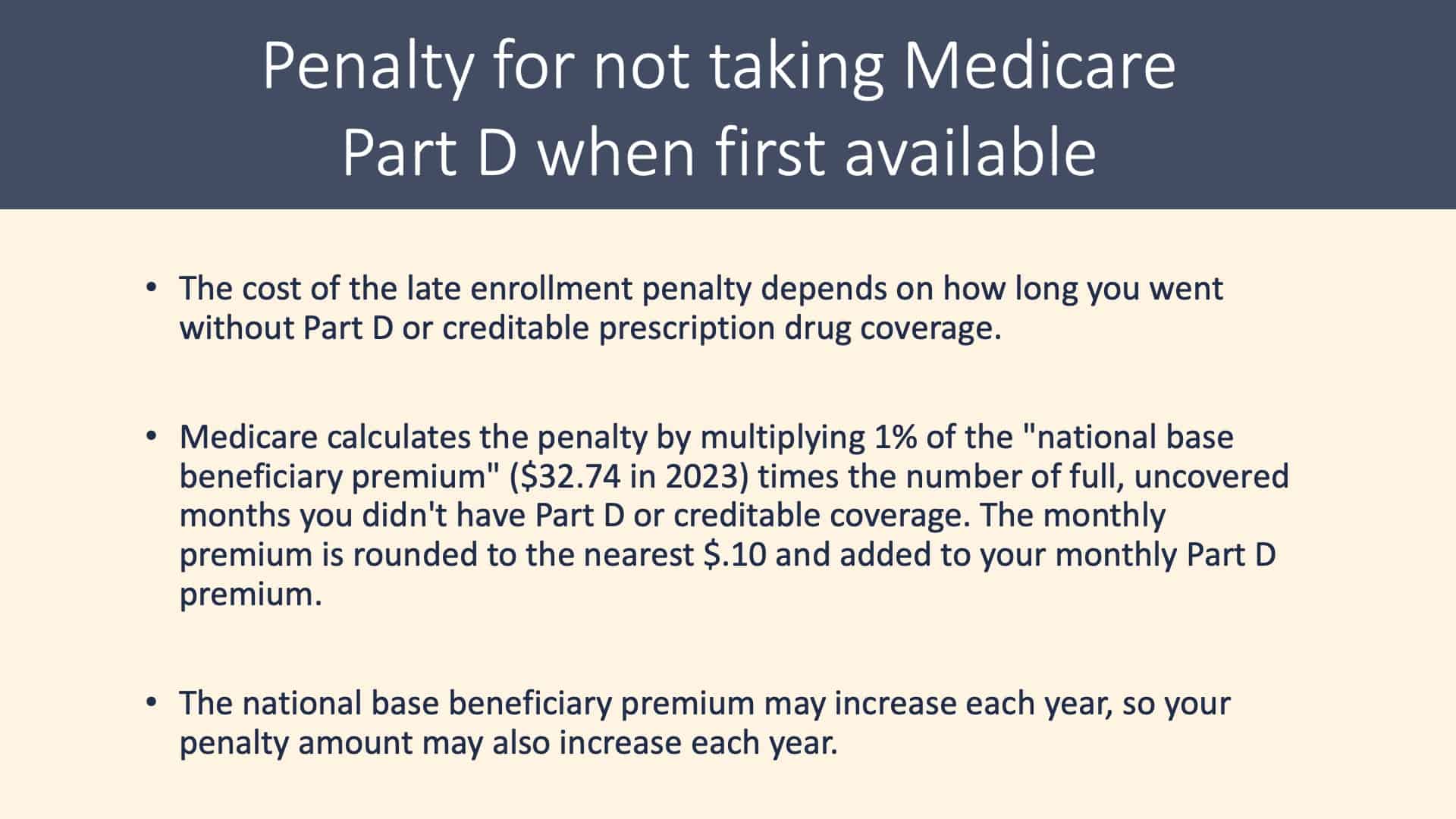 Medicare Part D Penalty Calculator 2025 Dusty Glynnis
