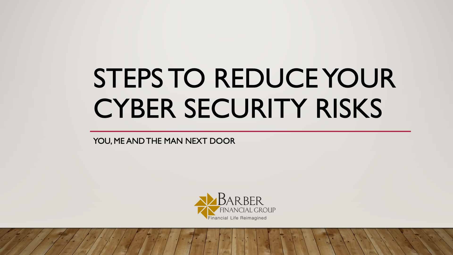 Cyber Security Risk - Slide1